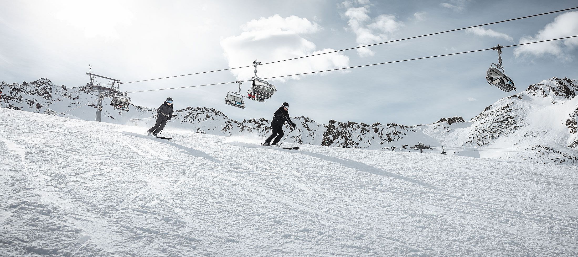 Skiing in Gurgl