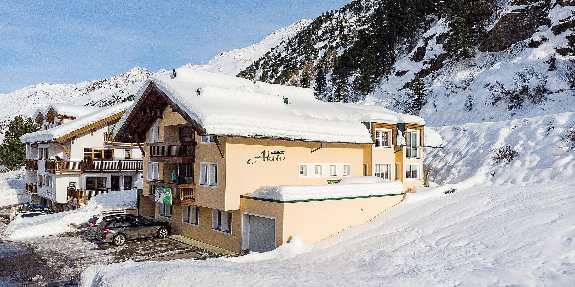 Das Haus-Aktiv in Gurgl von aussen